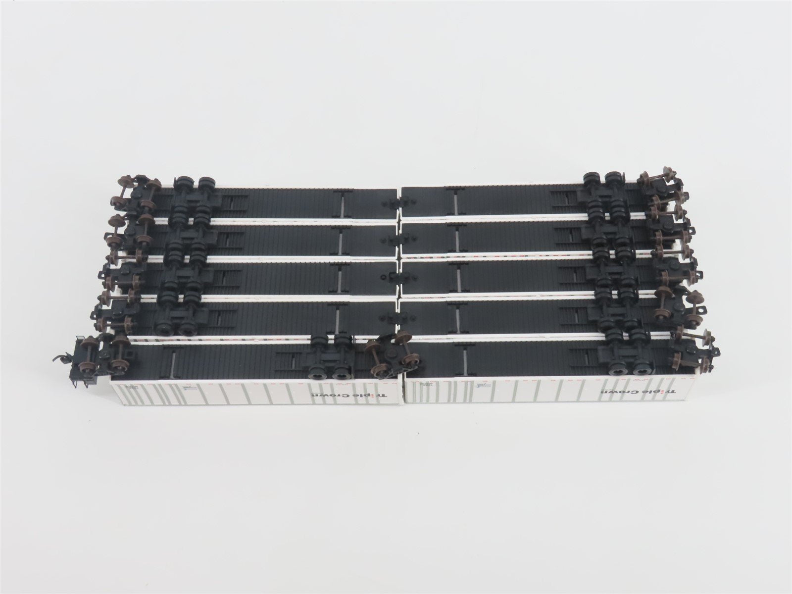 N Deluxe Innovations 180130 Triple Crown Services RoadRailer Trailer 10-Pack