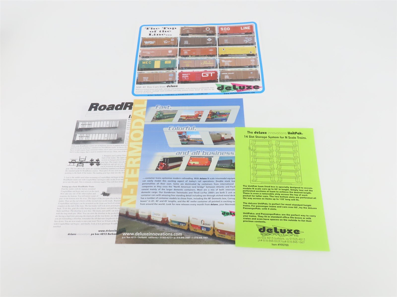 N Deluxe Innovations 180130 Triple Crown Services RoadRailer Trailer 10-Pack