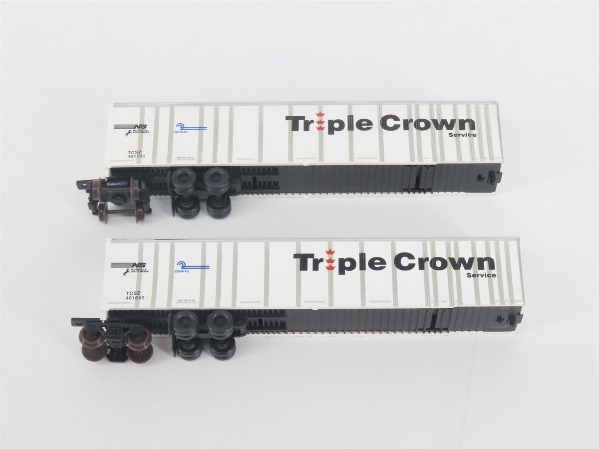 N Deluxe Innovations 180200 Triple Crown &quot;Large Logo&quot; RoadRailer Trailer 10-Pack