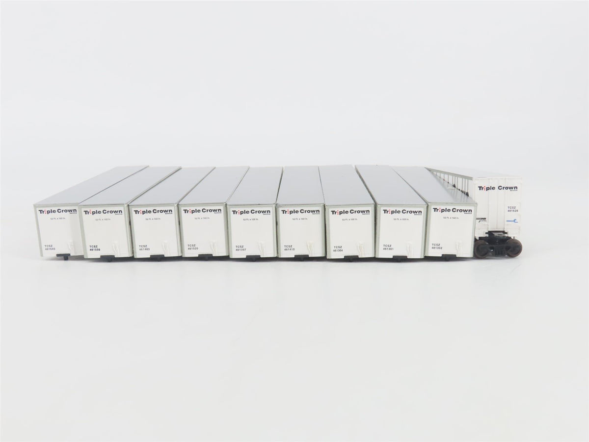 N Deluxe Innovations 180200 Triple Crown &quot;Large Logo&quot; RoadRailer Trailer 10-Pack