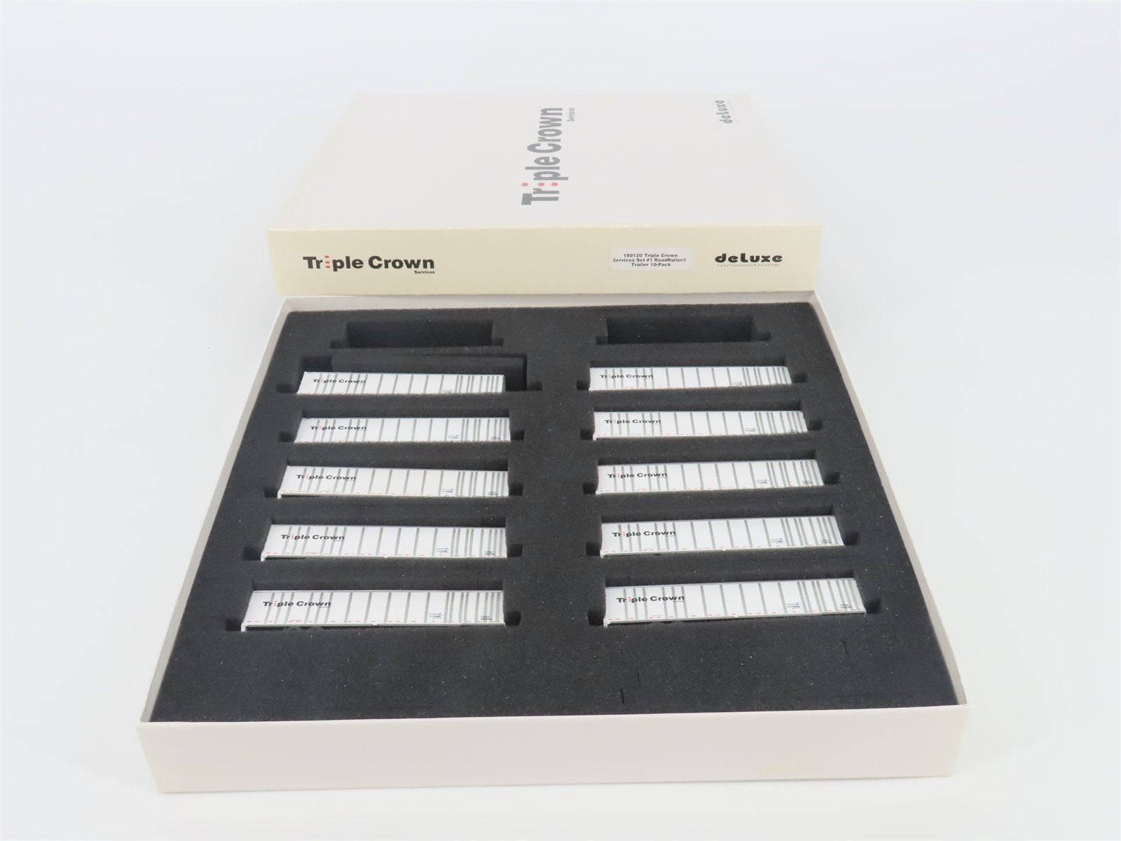 N Deluxe Innovations 180120 Triple Crown Services RoadRailer Trailer 10-Pack