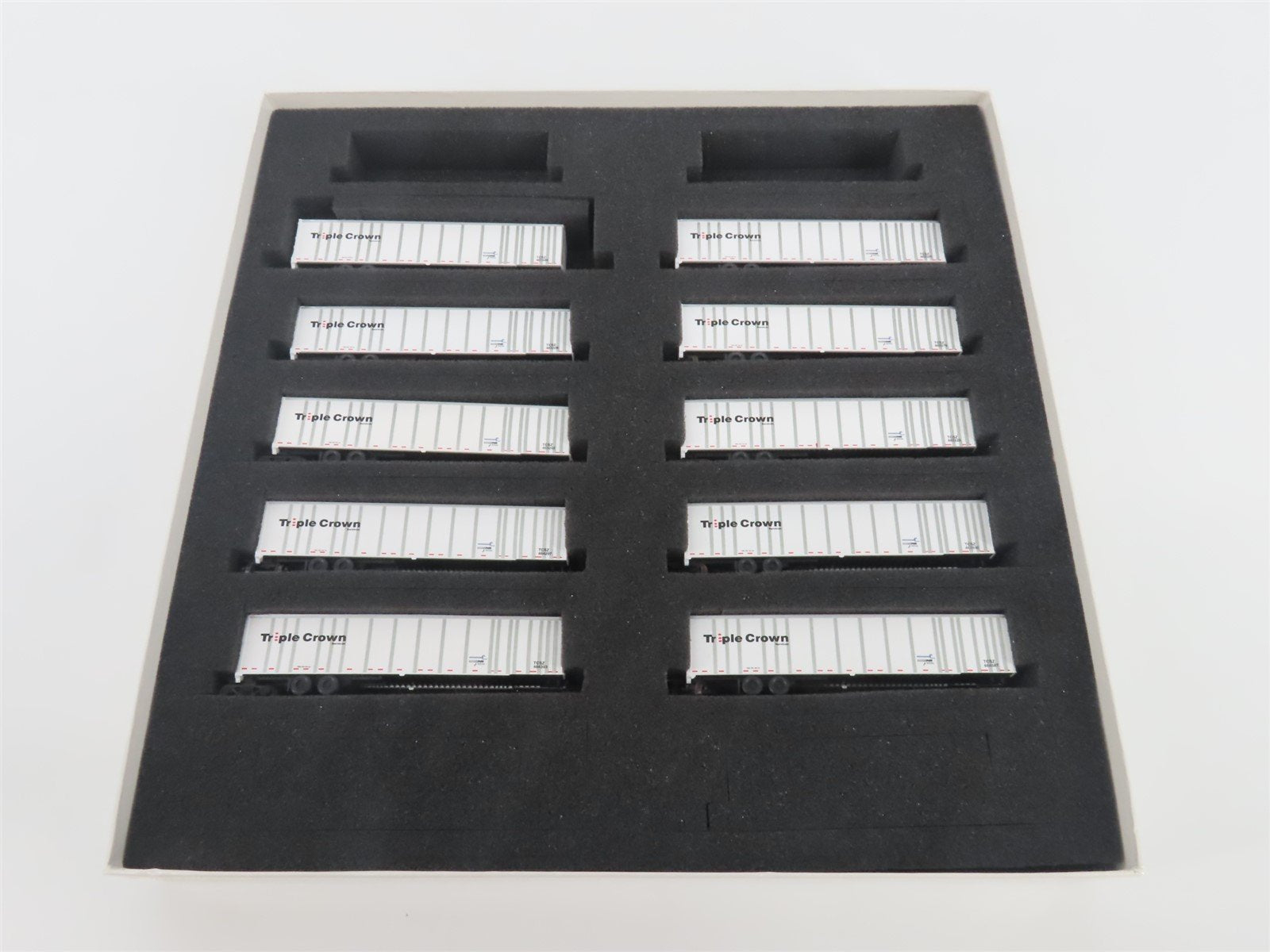 N Deluxe Innovations 180120 Triple Crown Services RoadRailer Trailer 10-Pack