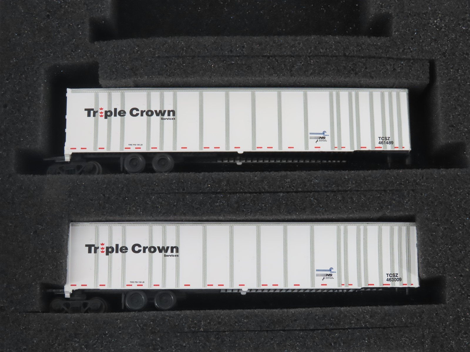 N Deluxe Innovations 180120 Triple Crown Services RoadRailer Trailer 10-Pack