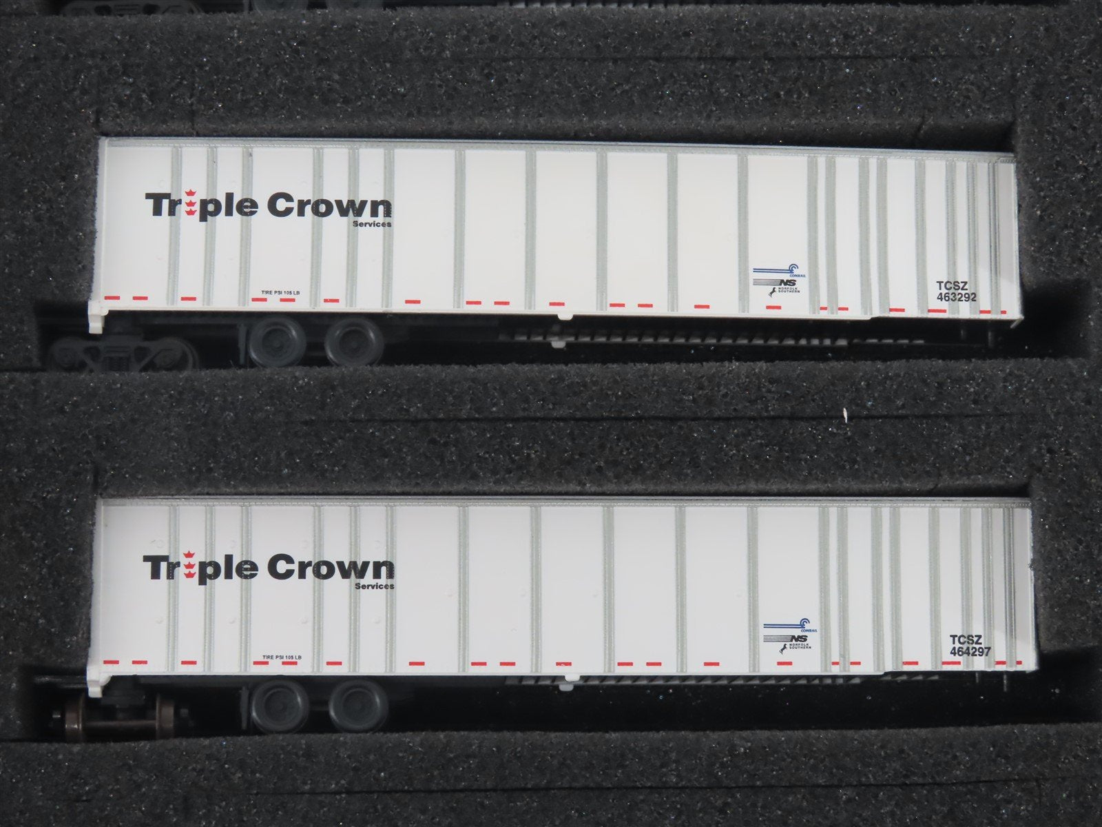 N Deluxe Innovations 180120 Triple Crown Services RoadRailer Trailer 10-Pack