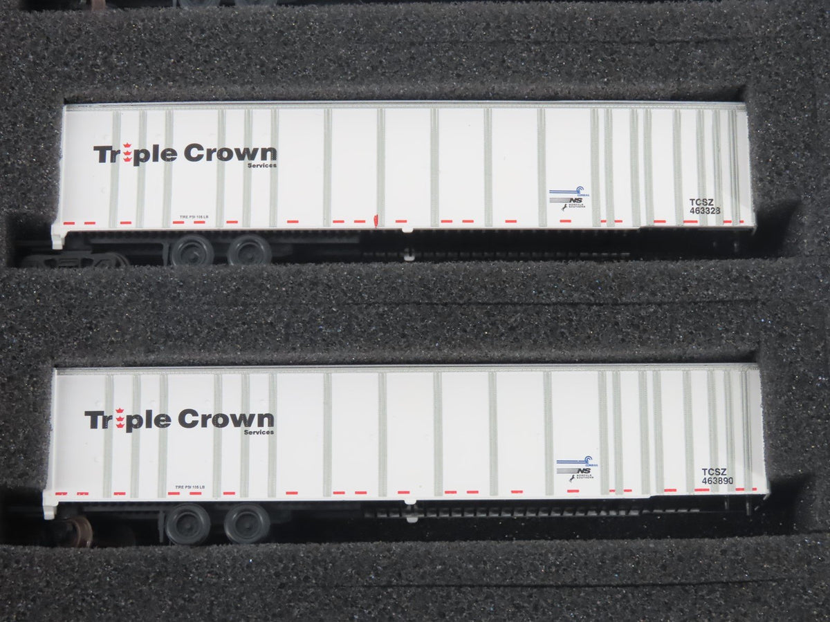 N Deluxe Innovations 180120 Triple Crown Services RoadRailer Trailer 10-Pack