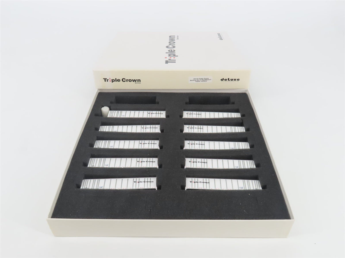 N Deluxe Innovations 180120 Triple Crown Services RoadRailer Trailer 10-Pack