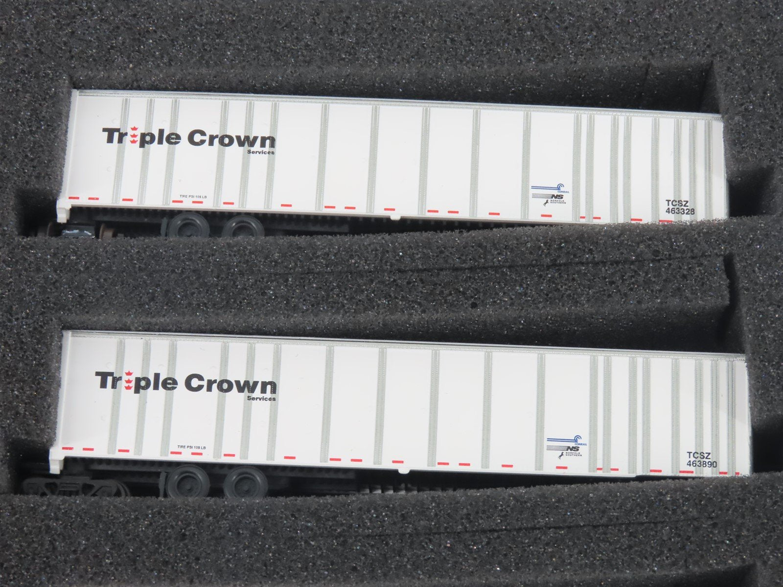 N Deluxe Innovations 180120 Triple Crown Services RoadRailer Trailer 10-Pack