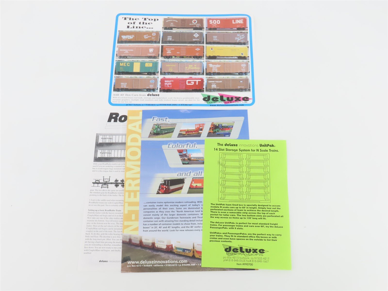 N Deluxe Innovations 180120 Triple Crown Services RoadRailer Trailer 10-Pack