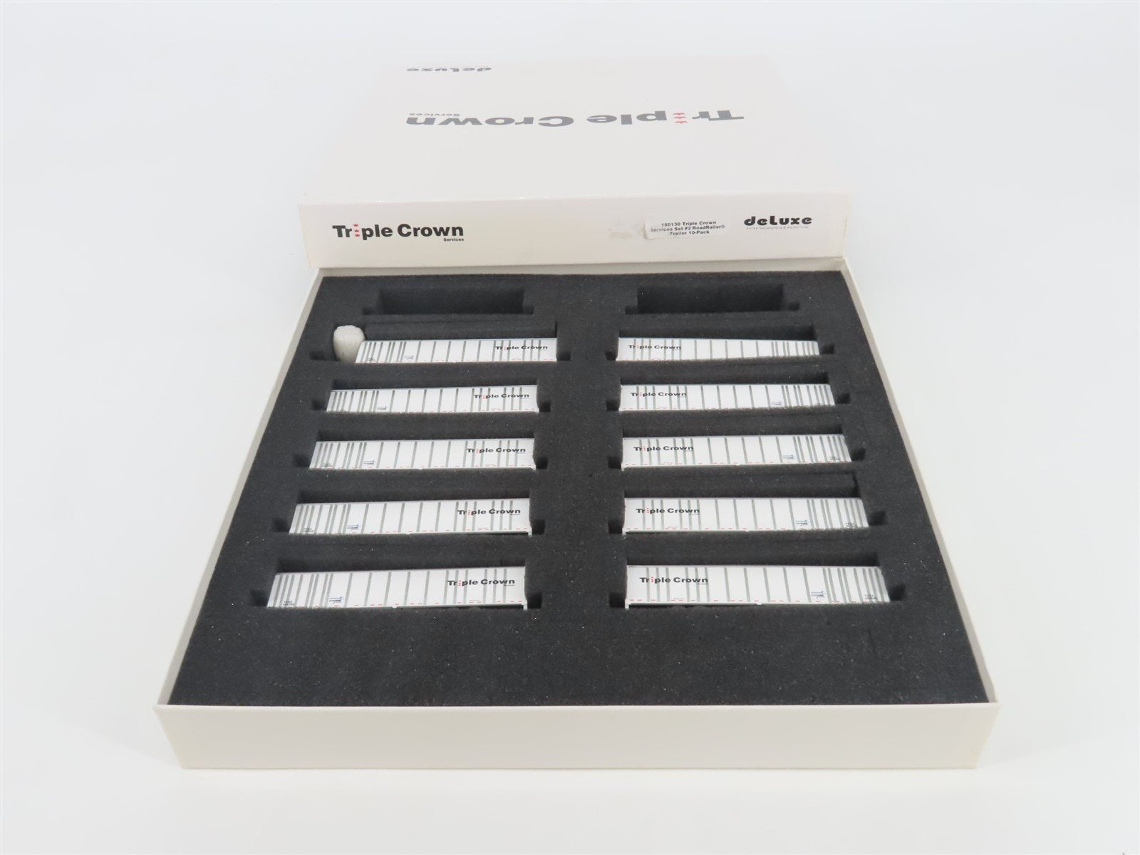 N Deluxe Innovations 180130 Triple Crown Services RoadRailer Trailer 10-Pack