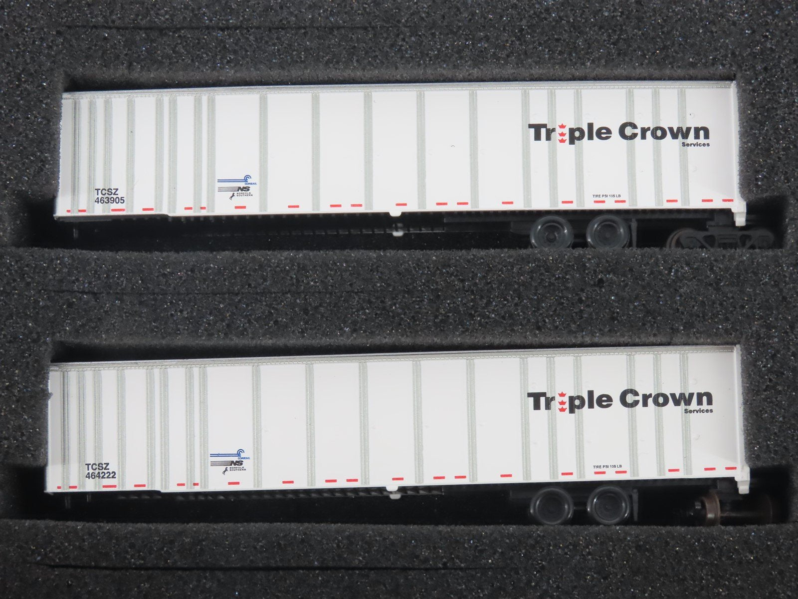 N Deluxe Innovations 180130 Triple Crown Services RoadRailer Trailer 10-Pack