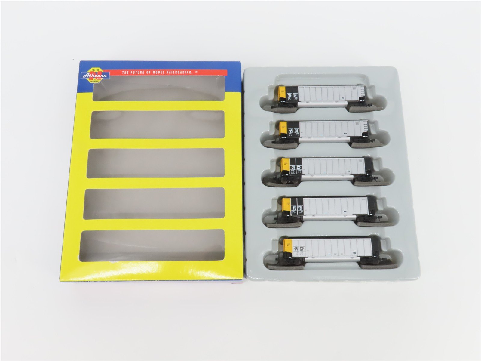 N Athearn 10462 AEPX American Electric Power Services BethGon Coalporter 5-Pack