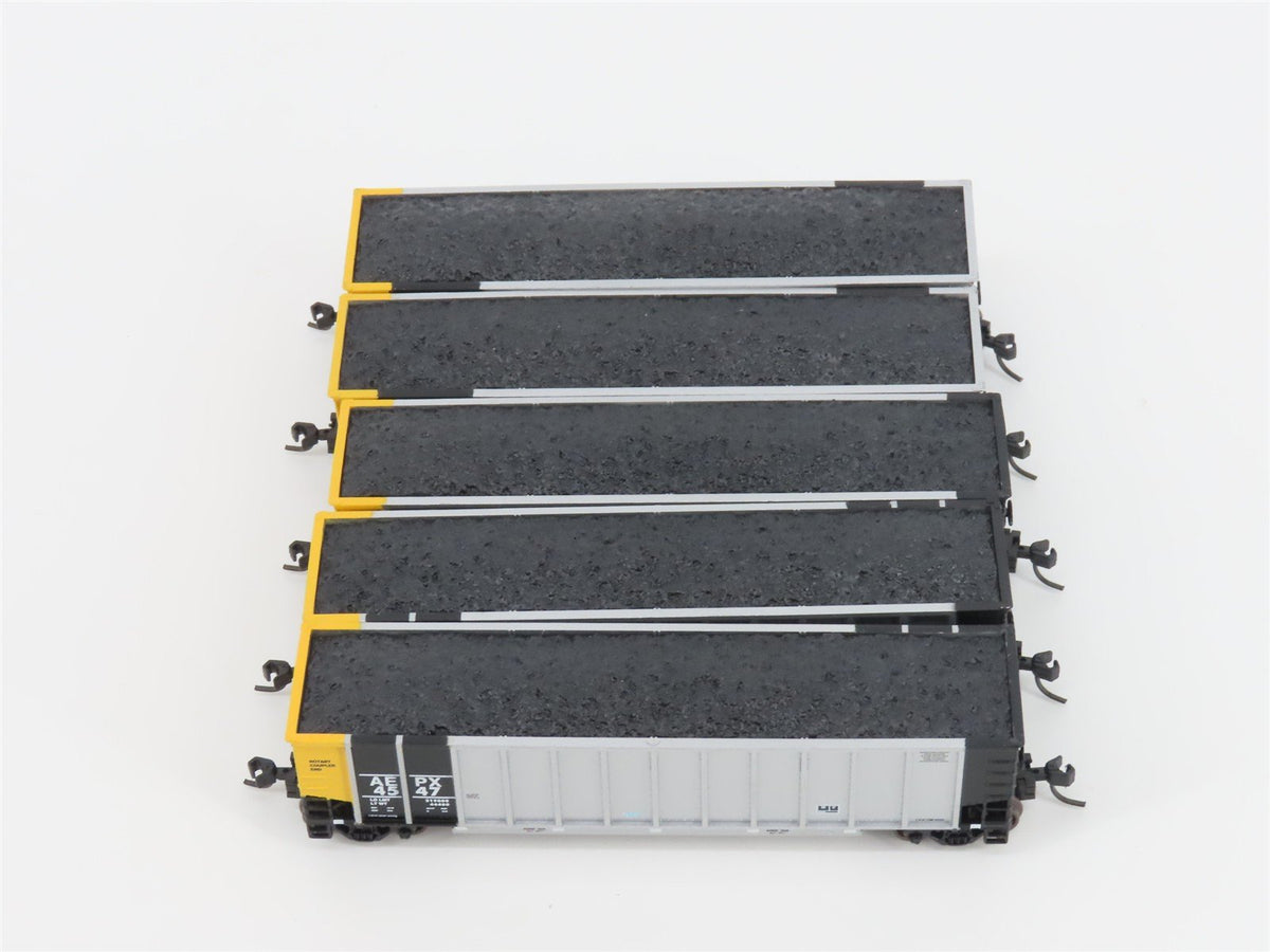 N Athearn 10462 AEPX American Electric Power Services BethGon Coalporter 5-Pack