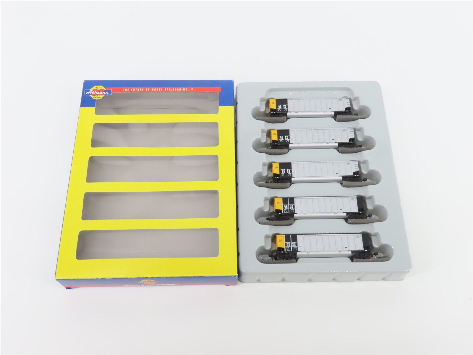 N Athearn 10460 AEPX American Electric Power Services BethGon Coalporter 5-Pack