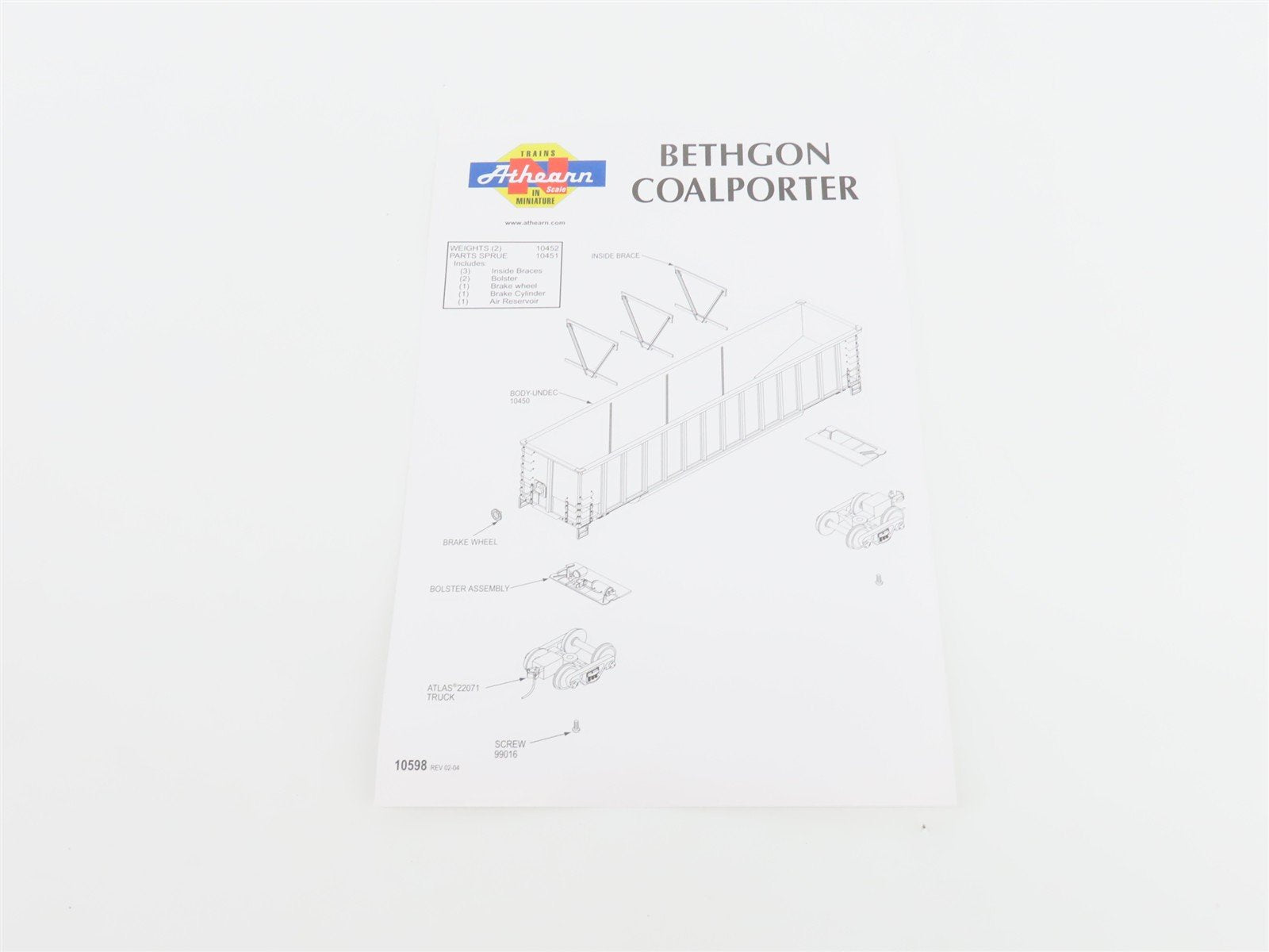 N Athearn 10460 AEPX American Electric Power Services BethGon Coalporter 5-Pack