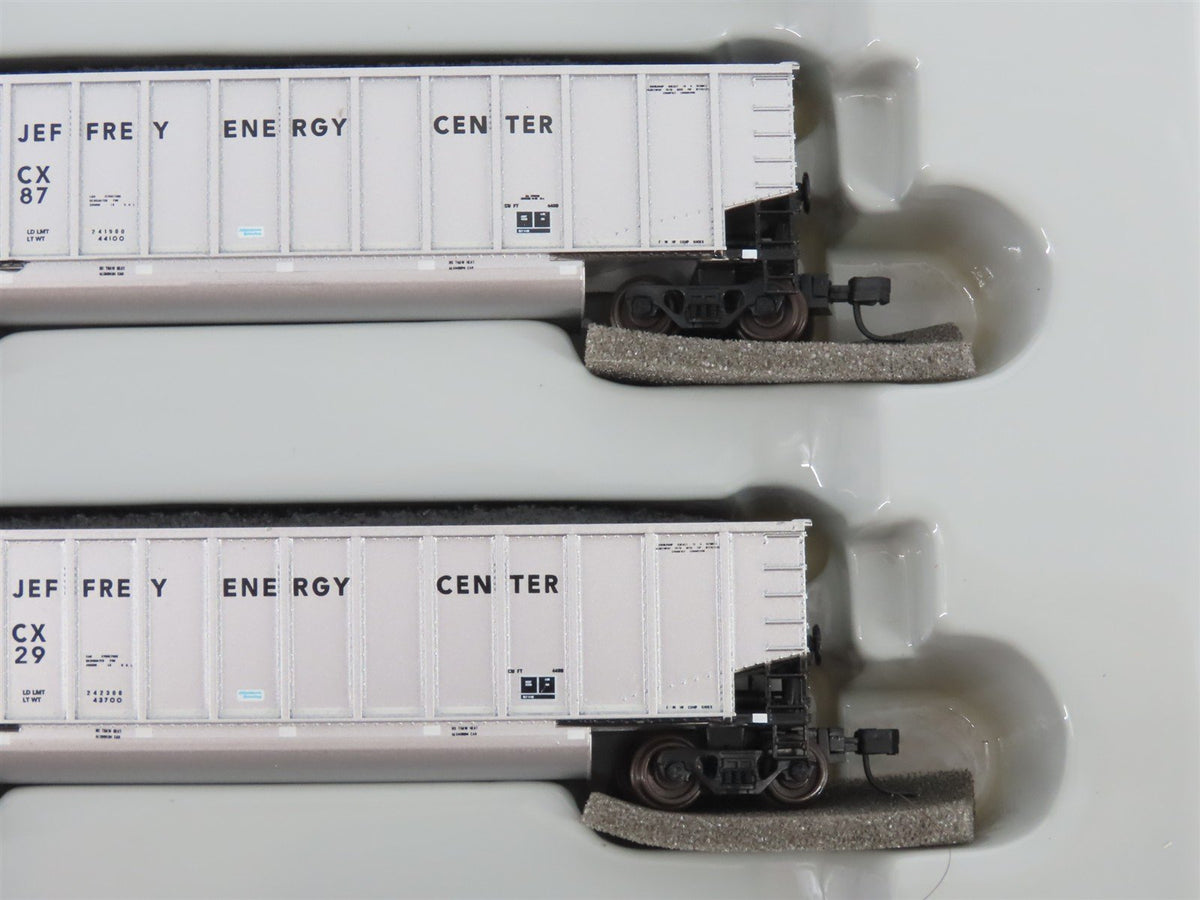 N Scale Athearn 10463 JECX Jeffrey Energy Center BethGon Coalporter 5-Pack