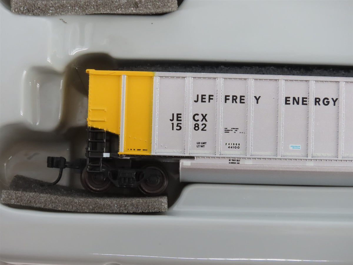 N Scale Athearn 10463 JECX Jeffrey Energy Center BethGon Coalporter 5-Pack