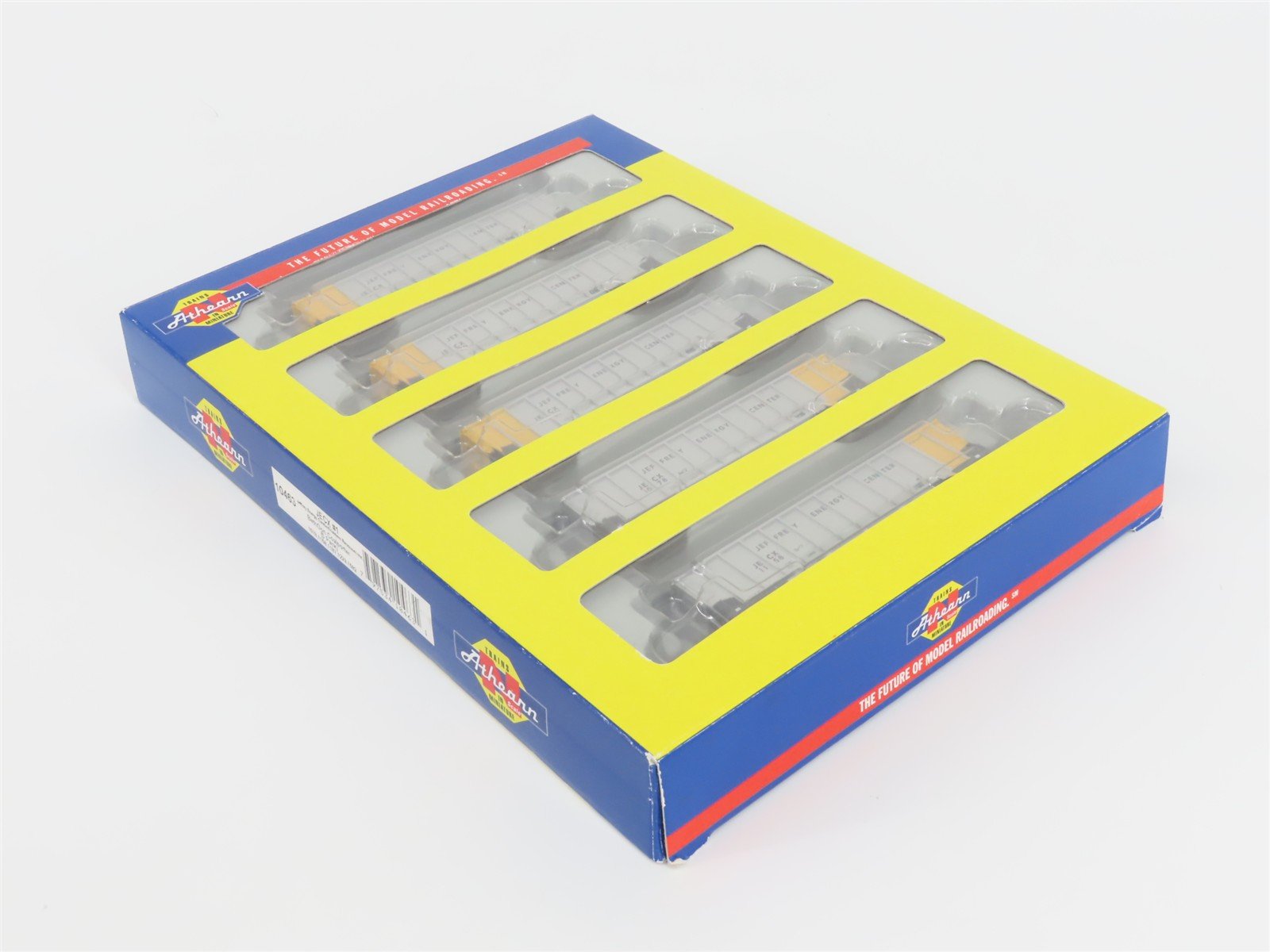 N Scale Athearn 10463 JECX Jeffrey Energy Center BethGon Coalporter 5-Pack
