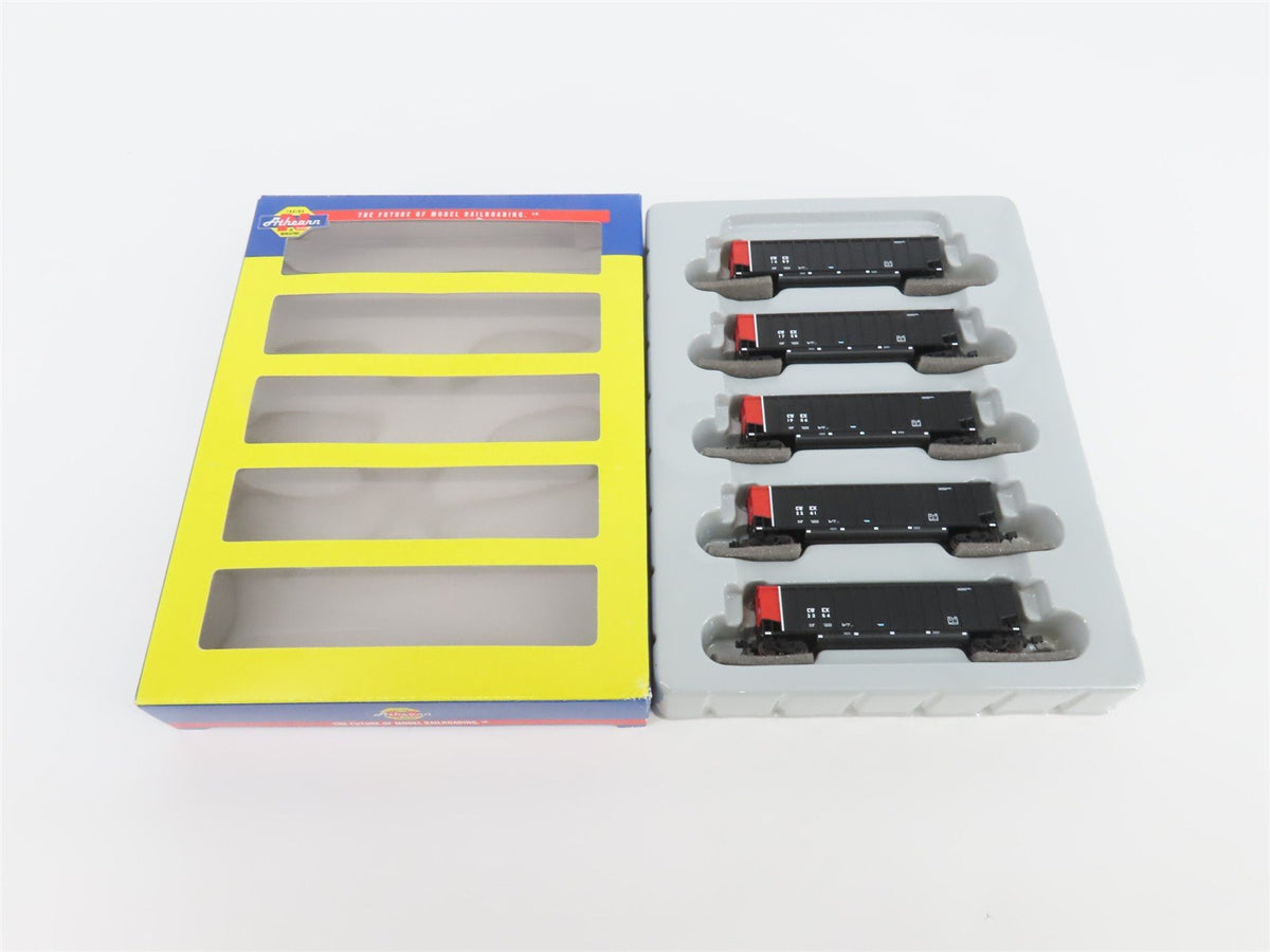 N Scale Athearn 10468 CWEX Commonwealth Edison BethGon Coalporter w/ Load 5-Pack