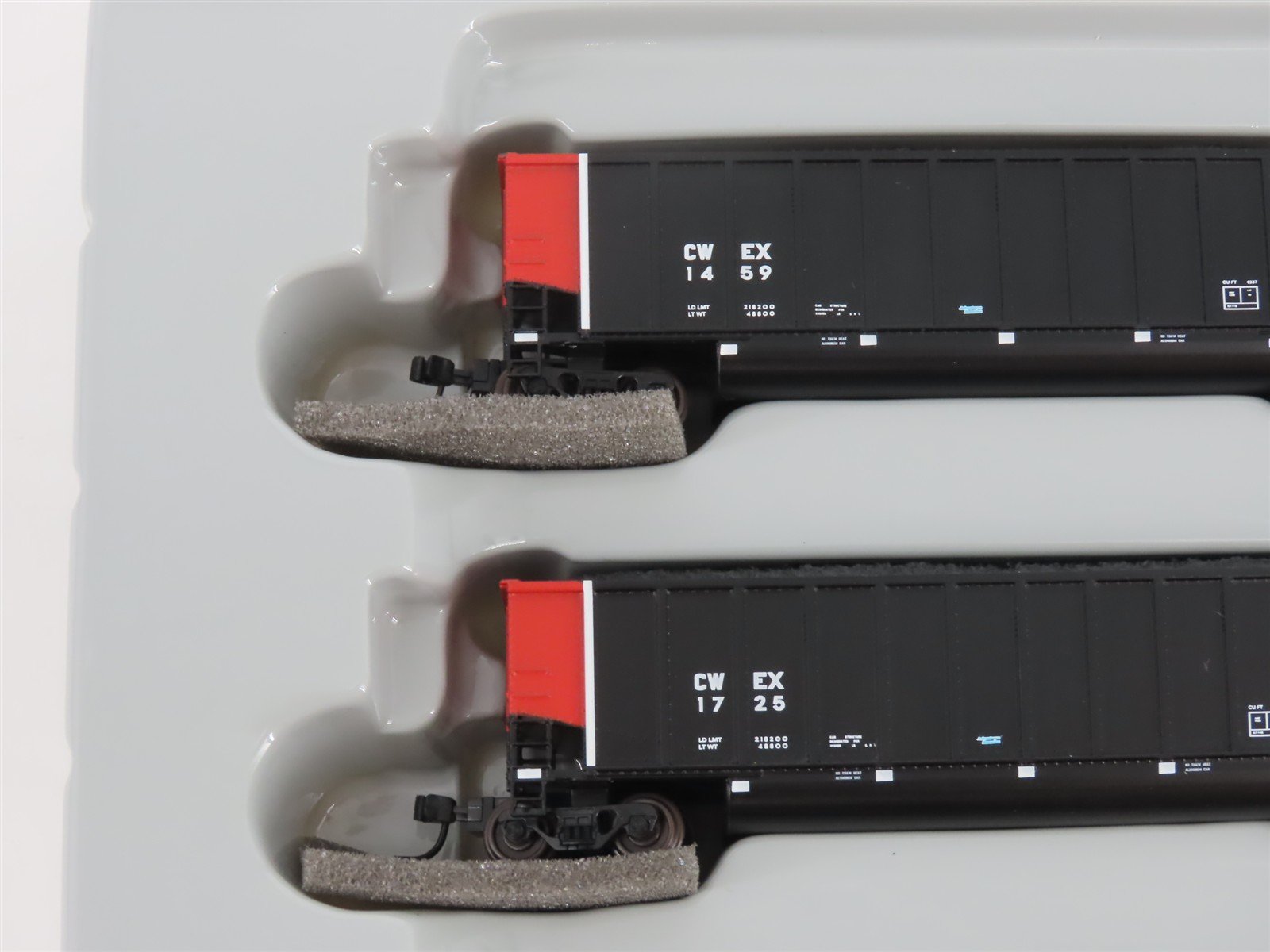 N Scale Athearn 10468 CWEX Commonwealth Edison BethGon Coalporter w/ Load 5-Pack