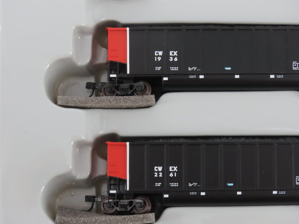 N Scale Athearn 10468 CWEX Commonwealth Edison BethGon Coalporter w/ Load 5-Pack