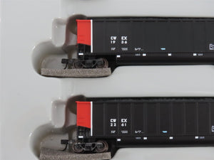 N Scale Athearn 10468 CWEX Commonwealth Edison BethGon Coalporter w/ Load 5-Pack