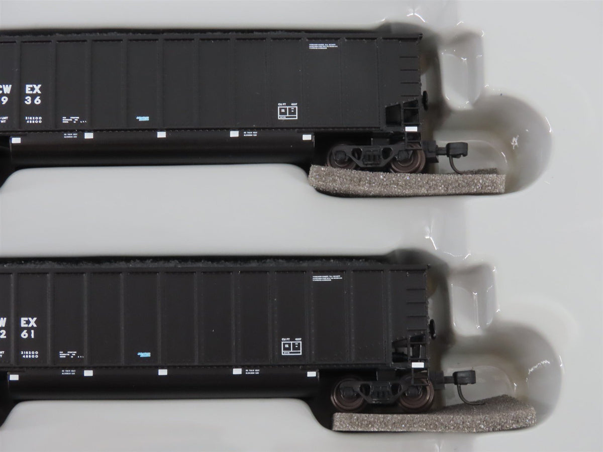 N Scale Athearn 10468 CWEX Commonwealth Edison BethGon Coalporter w/ Load 5-Pack