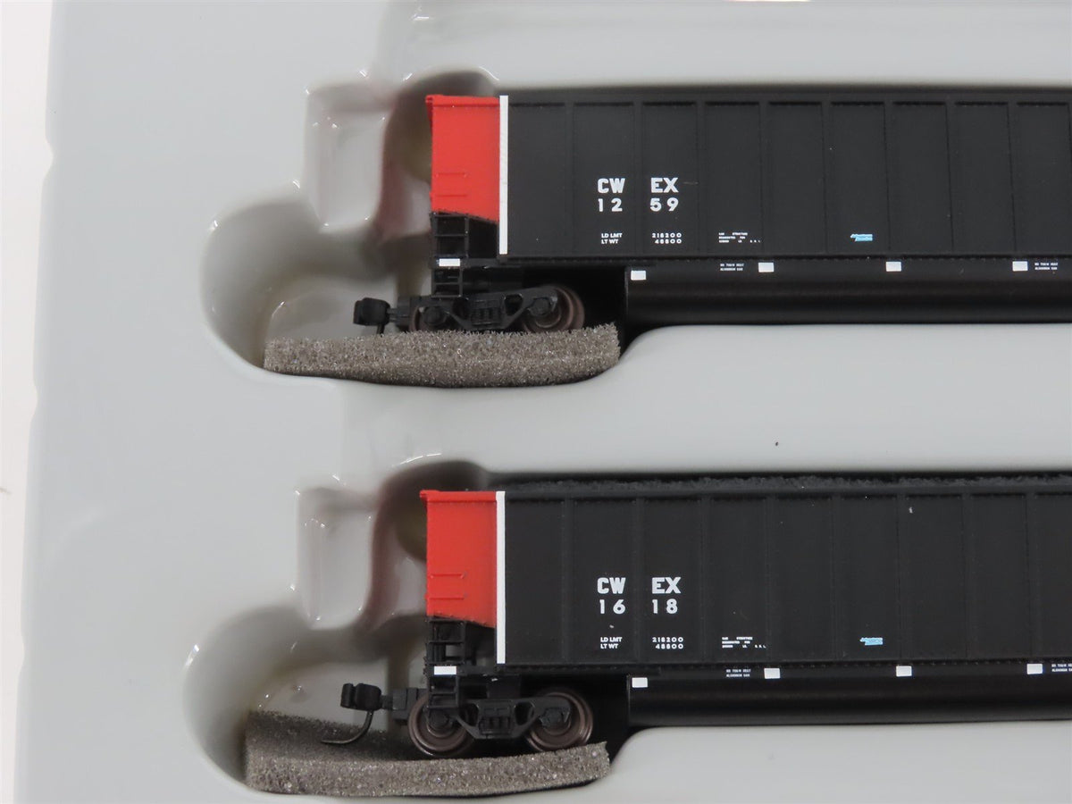 N Scale Athearn 10467 CWEX Commonwealth Edison BethGon Coalporter w/ Load 5-Pack