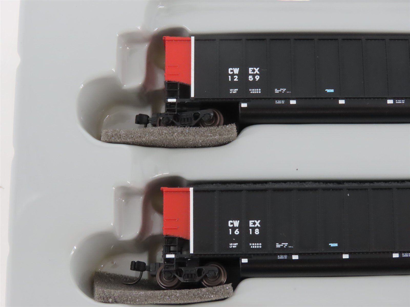 N Scale Athearn 10467 CWEX Commonwealth Edison BethGon Coalporter w/ Load 5-Pack