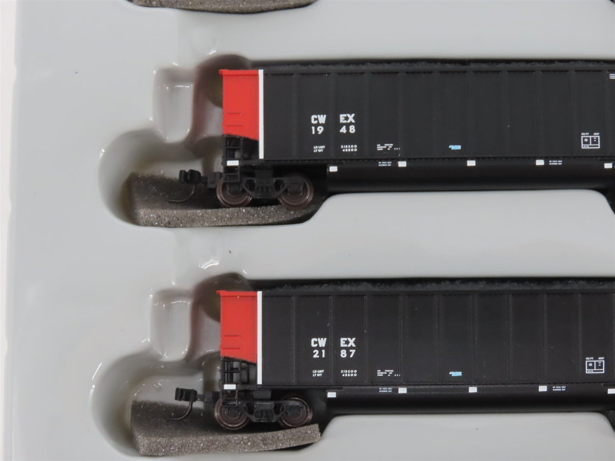 N Scale Athearn 10467 CWEX Commonwealth Edison BethGon Coalporter w/ Load 5-Pack