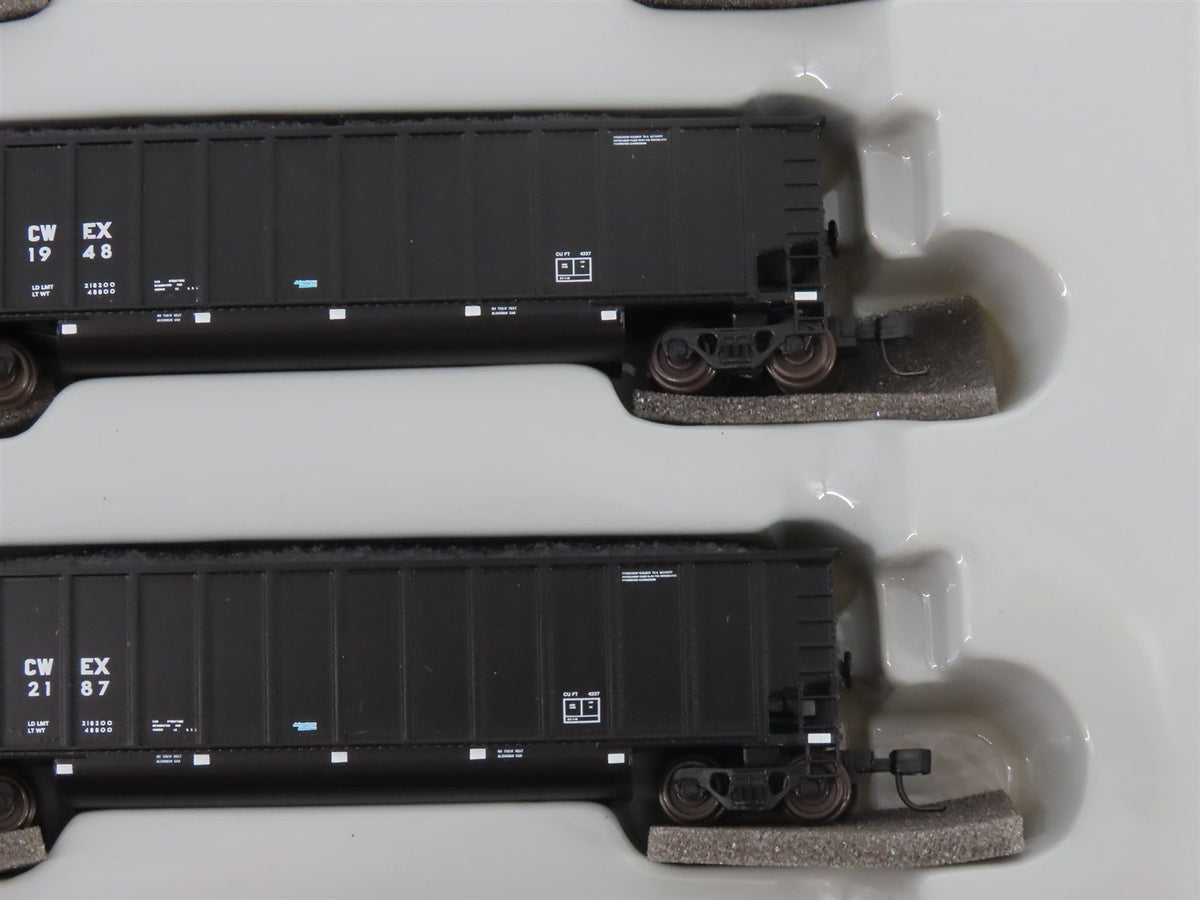N Scale Athearn 10467 CWEX Commonwealth Edison BethGon Coalporter w/ Load 5-Pack