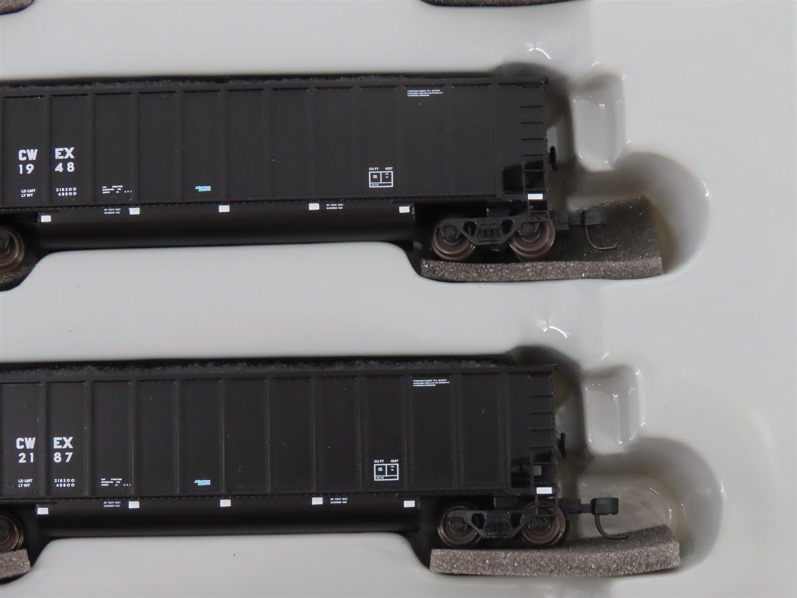 N Scale Athearn 10467 CWEX Commonwealth Edison BethGon Coalporter w/ Load 5-Pack