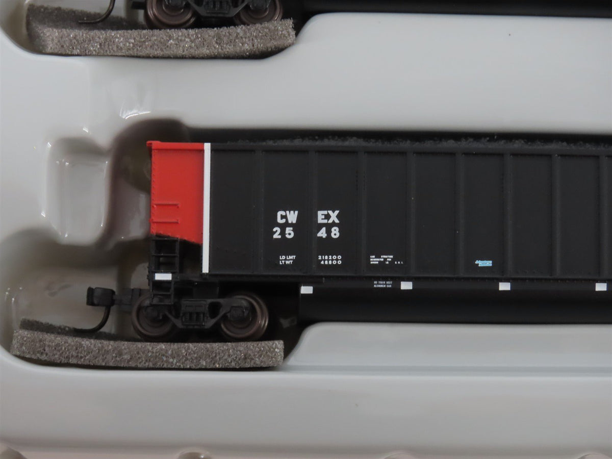 N Scale Athearn 10467 CWEX Commonwealth Edison BethGon Coalporter w/ Load 5-Pack