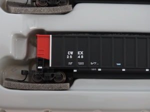 N Scale Athearn 10467 CWEX Commonwealth Edison BethGon Coalporter w/ Load 5-Pack