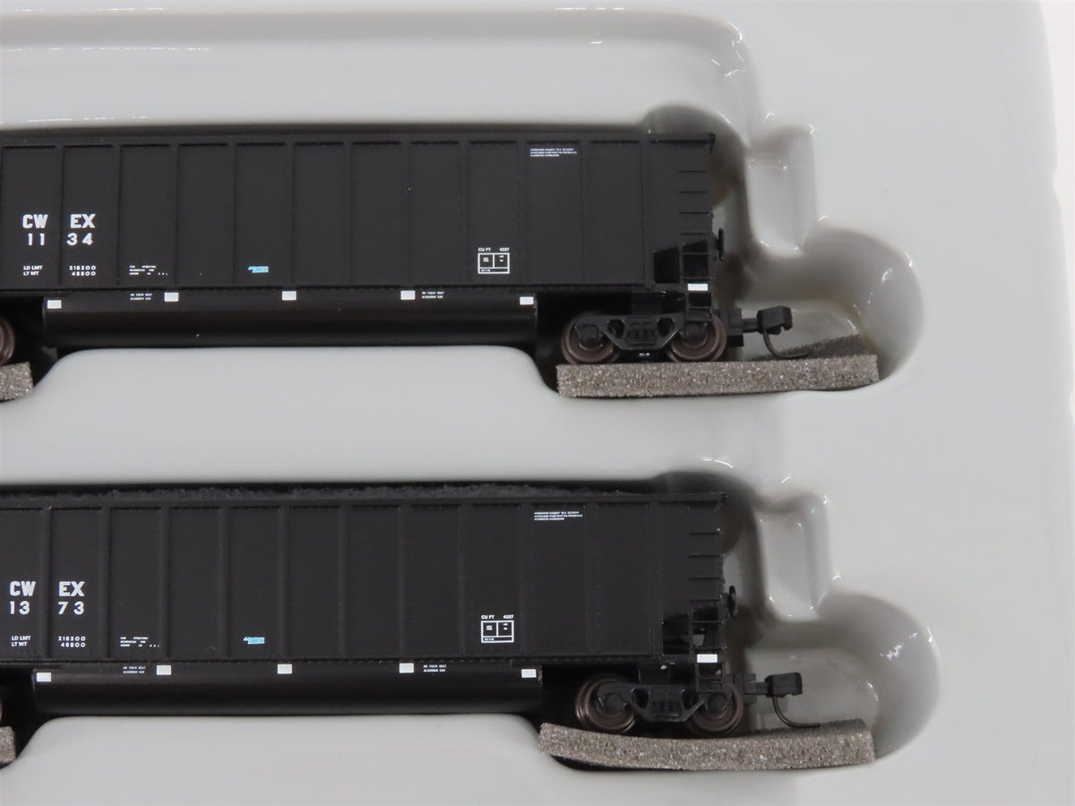 N Scale Athearn 10466 CWEX Commonwealth Edison BethGon Coalporter w/ Load 5-Pack