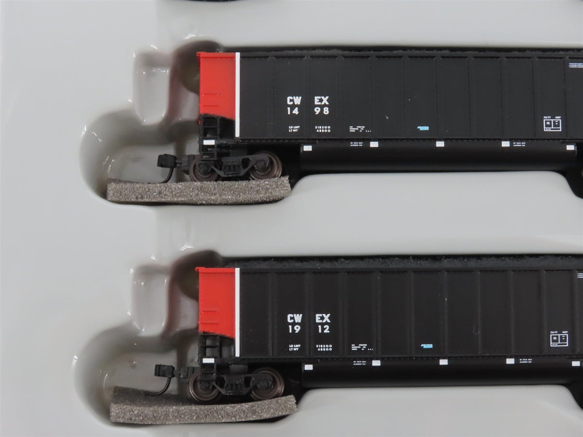 N Scale Athearn 10466 CWEX Commonwealth Edison BethGon Coalporter w/ Load 5-Pack