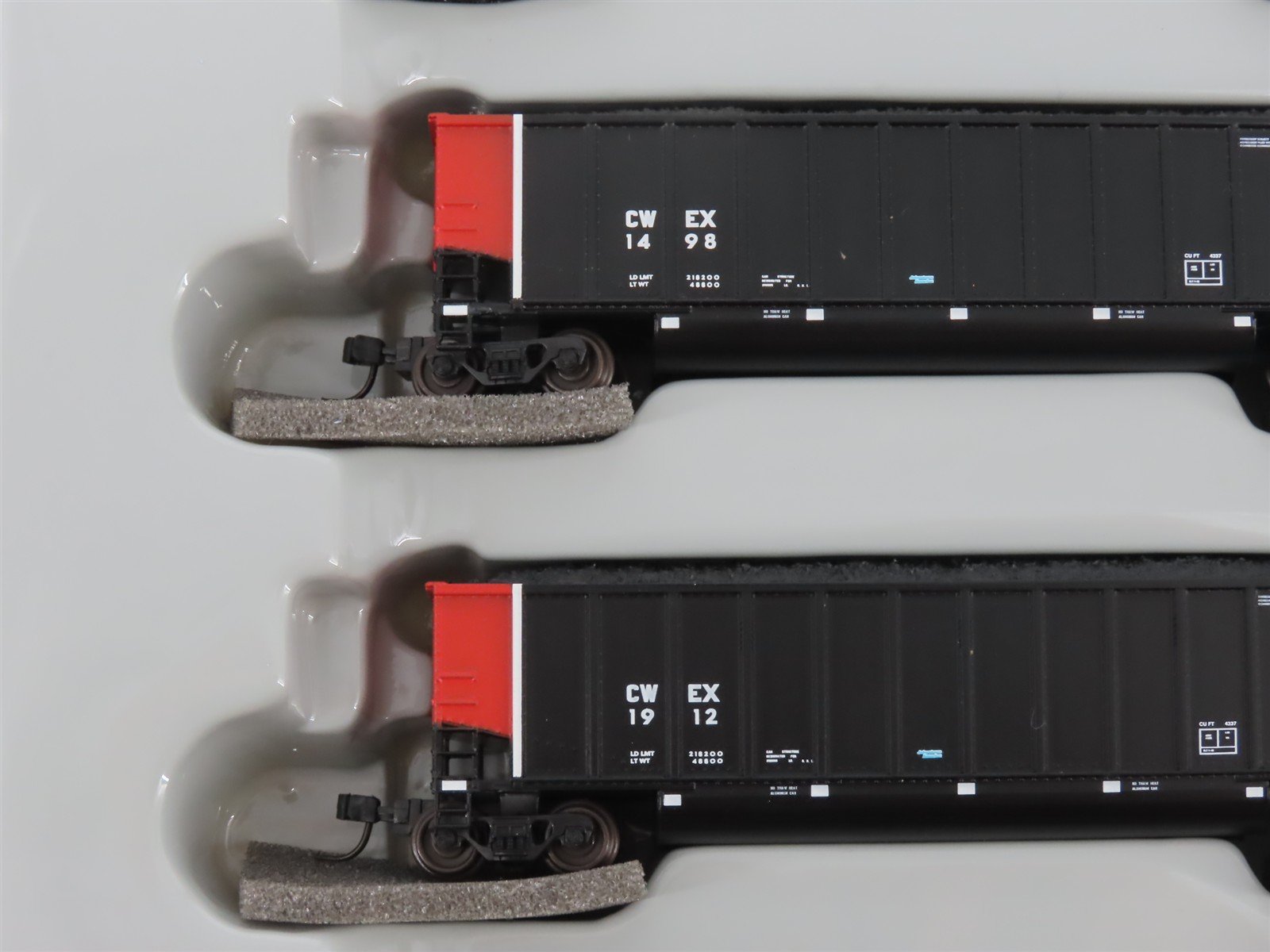 N Scale Athearn 10466 CWEX Commonwealth Edison BethGon Coalporter w/ Load 5-Pack