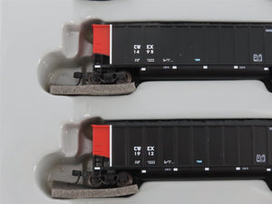 N Scale Athearn 10466 CWEX Commonwealth Edison BethGon Coalporter w/ Load 5-Pack