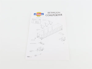 N Scale Athearn 10466 CWEX Commonwealth Edison BethGon Coalporter w/ Load 5-Pack