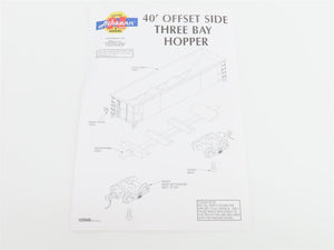 N Scale Athearn 11068 B&O Chessie System 40' 3-Bay Hopper w/ Load 5-Pack