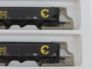 N Scale Athearn 11067 B&O Chessie System 40' 3-Bay Hopper w/ Load 5-Pack