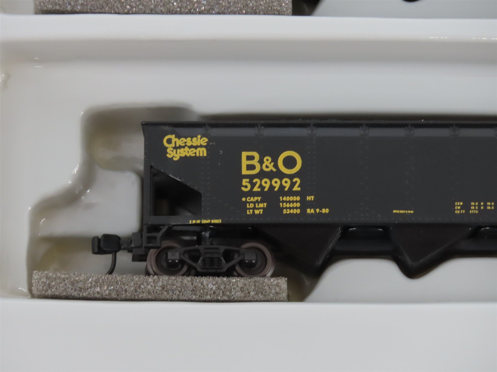 N Scale Athearn 11067 B&O Chessie System 40' 3-Bay Hopper w/ Load 5-Pack