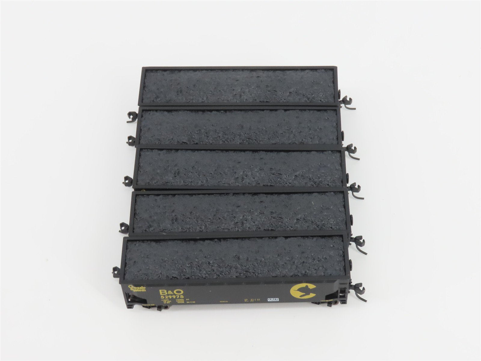 N Scale Athearn 11067 B&O Chessie System 40' 3-Bay Hopper w/ Load 5-Pack