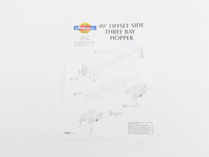 N Scale Athearn 11067 B&O Chessie System 40' 3-Bay Hopper w/ Load 5-Pack