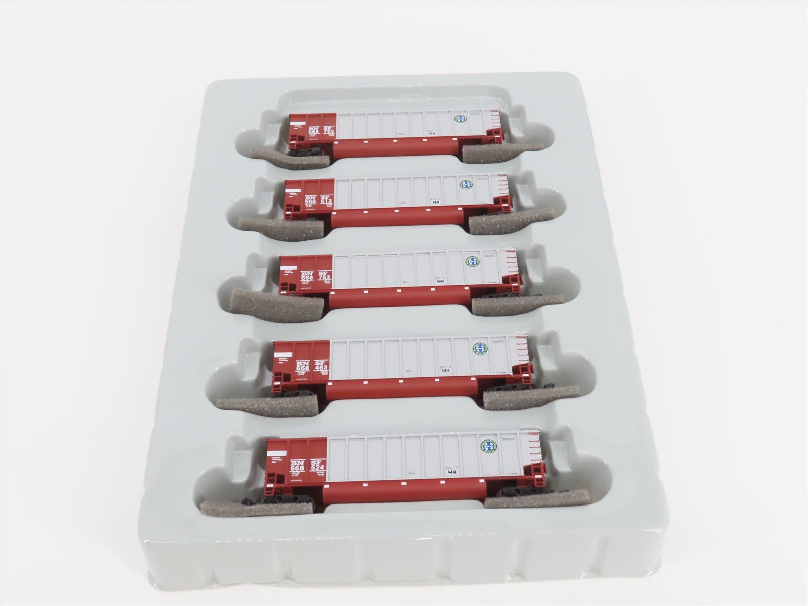 N Scale Athearn 10454 BNSF Railway BethGon Coalporter w/ Load 5-Pack