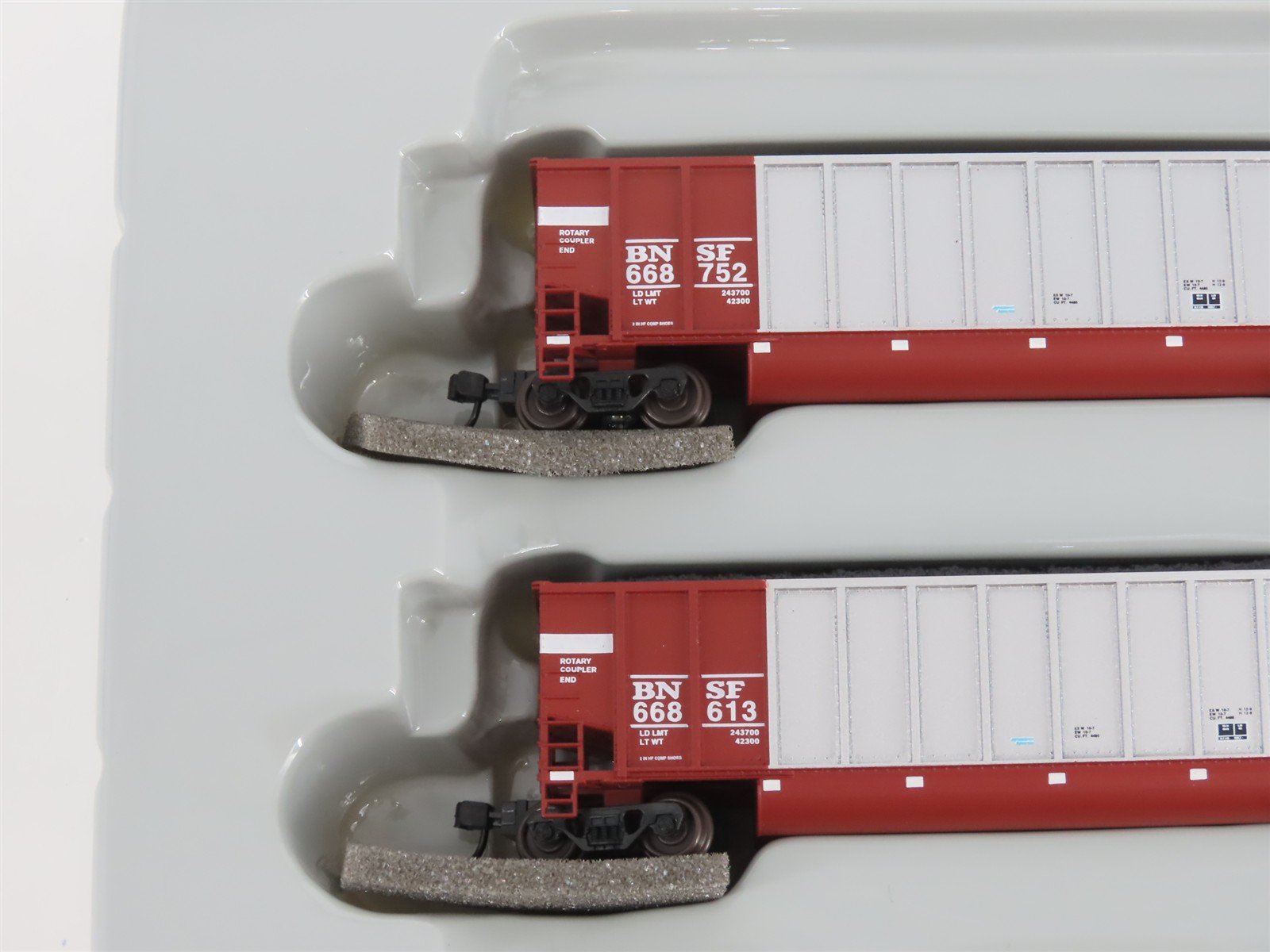 N Scale Athearn 10454 BNSF Railway BethGon Coalporter w/ Load 5-Pack