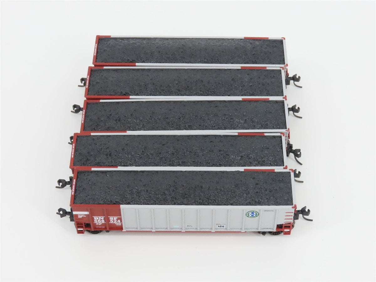 N Scale Athearn 10454 BNSF Railway BethGon Coalporter w/ Load 5-Pack