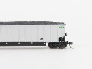 N Scale Athearn 10453 BN Burlington Northern BethGon Coalporter w/ Load 5-Pack