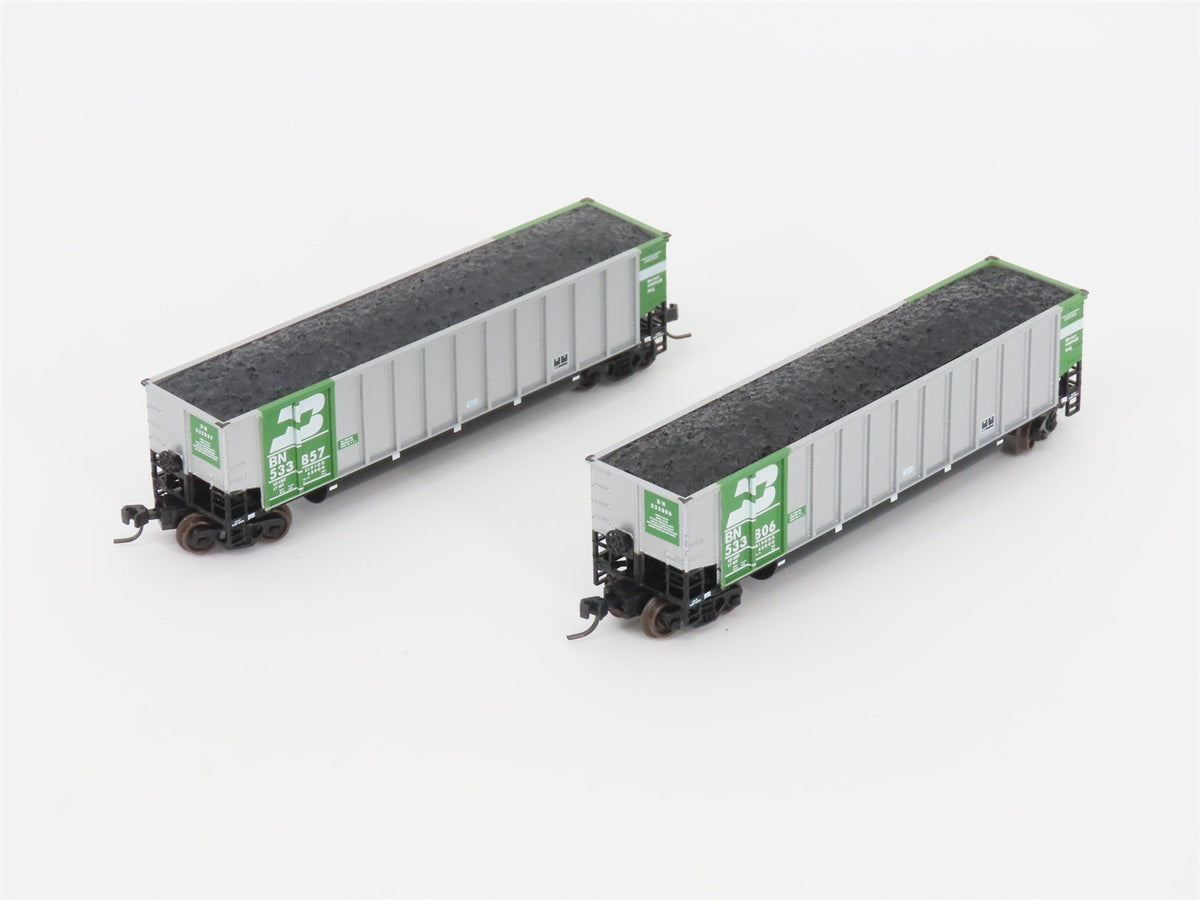 N Scale Athearn 10453 BN Burlington Northern BethGon Coalporter w/ Load 5-Pack