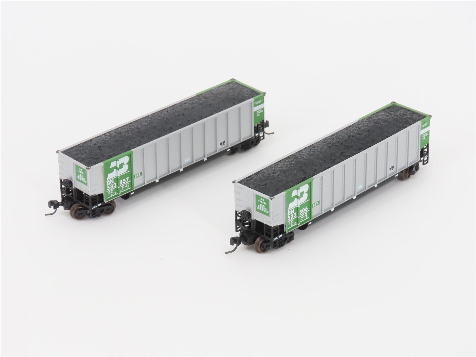 N Scale Athearn 10453 BN Burlington Northern BethGon Coalporter w/ Load 5-Pack