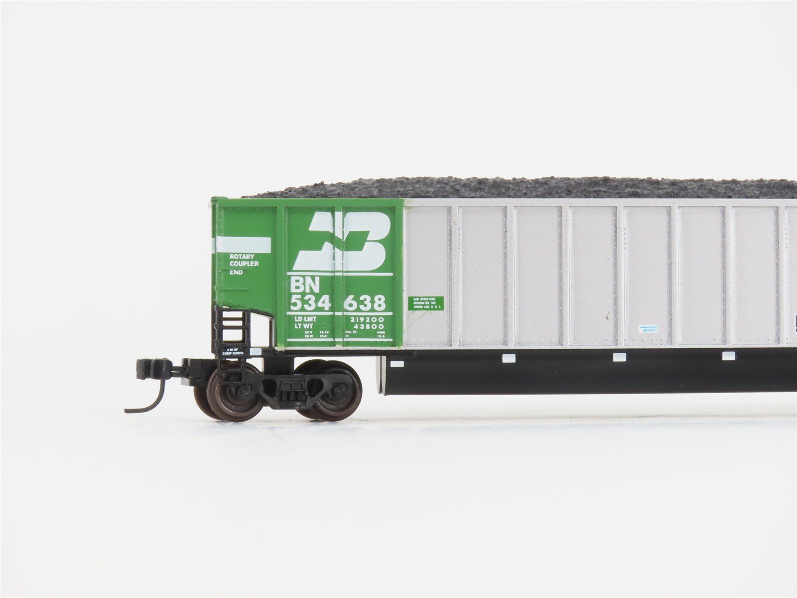 N Scale Athearn 10453 BN Burlington Northern BethGon Coalporter w/ Load 5-Pack